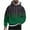 Green Hoodies for Men, variant on Mens Long Sleeve Hoodies Pullover Big and Tall Sweatshirts with Front Pocket M-4X Plus Size Casual Basic Loose Gradient Comfort Hoodie Tops