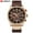 Deep Brown Surface with Rose Shell, variant on Curren New 8291 Six-Pin Chronograph Men's Watch Fashion Multi-Function Watch