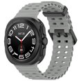 thumbnail image 3 of [Marrón Gris] Adecuado para Galaxy Watch 7 Ultra 47 Mm Mismo Correa Silicona Deportiva Correa Silicona Correa Océano (gris), 3 of 9