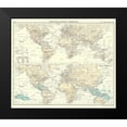 thumbnail image 2 of Bartholomew 13x12 Black Modern Framed Museum Art Print Titled - Global Precious Stones Pearls - Bartholomew 1907, 2 of 5