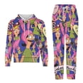 thumbnail image 2 of Bob's Burgers 2 Piece Outfits Hoodie Sweatsuits Set Sweatpants Long Sleeve Sweatshirt Matching Joggers Tracksuit Sets, 2 of 7