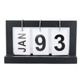 thumbnail image 2 of Vintage Wooden Flip Desk Calendar, Large Display, Simple And Durable, For Office And Home Decor, 2 of 8