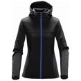 thumbnail image 1 of Stormtech - Chaqueta Softshell con capucha Orbiter para Mujer (Negro/Azure) Stormtech UTPC4464_blackazure, 1 of 4