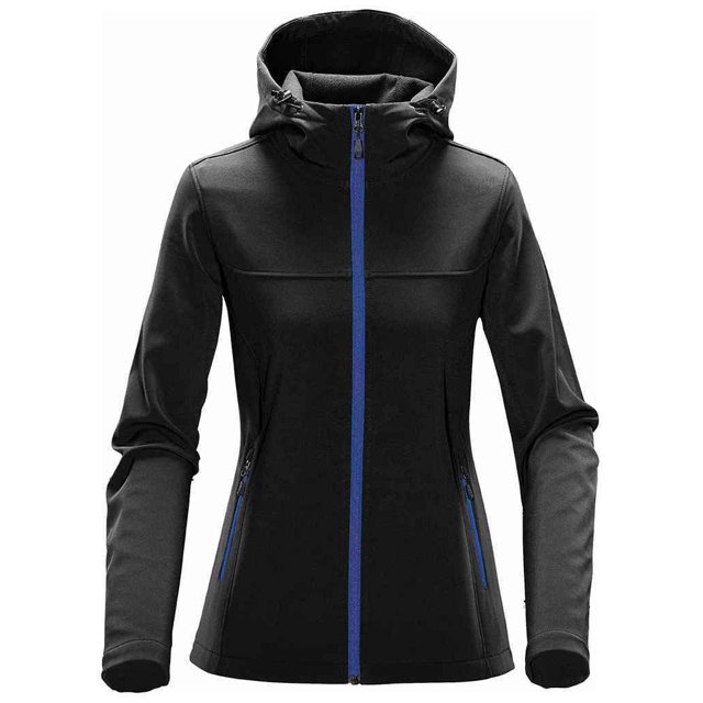 Stormtech - Chaqueta Softshell con capucha Orbiter para Mujer (Negro/Azure) Stormtech UTPC4464_blackazure