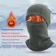 thumbnail image 3 of Fleece Balaclava Ski Mask Winter Balaclava Face Mask Men Women Fleece Warm, 3 of 5