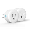 thumbnail image 1 of Prise Intelligente, DOGAIN Zigbee Prises Intelligentes Prise Fonctionne avec ST et Echo Plus Hub Commande Vocale Compatible avec Alexa et l'Assistant Google (Hub Requis) (Lot de 2), 1 of 4