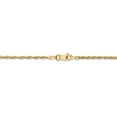 thumbnail image 4 of 14K Yellow Gold necklace Rope chain Diamond-cut 30 in 1.8 mm, 4 of 5