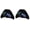 Aztec/Black, variant on Horse Medium Horse Sports Medicine No-Turn Overreach Bell Boots 4170E