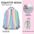 thumbnail image 5 of Geometric Shapes Texture Bookbag for School Success - Carry Your Laptop, Texts, and Supplies in Comfort and Style All Semester Long, Perfect Gift, 5 of 6
