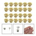 thumbnail image 3 of KLKCMS 24 Pieces Metal Lockable, Replacement Clasp for Lapel Pins, Brooch, Hat, Golden, 3 of 9