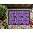 thumbnail image 3 of Watecolor Halloween Black Cats on Purple Door Mat, 3 of 4