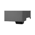 thumbnail image 5 of Meridian Furniture Oxford Grey Linen Textured Fabric Queen Bed, 5 of 9