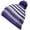 Purple, variant on Sportswear OS Spirit Pom Beanie Purple/Heather Grey/White 223815