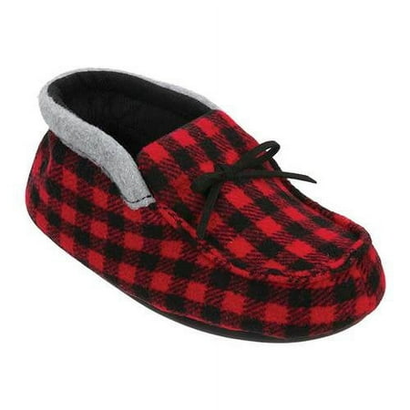 Boys' Dearfoams Holiday Moc Bootie Slipper