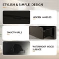 thumbnail image 4 of YouTrend 9 Black Drawer Dresser W/ Hidden Handles,Modern Adult Wood Dresser for Bedroom, Living Room, Hallway, 4 of 9