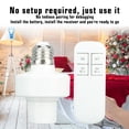 thumbnail image 4 of Portalámparas De Luz Con Control Remoto Inalámbrico, Portalámparas E27 Con Control Remoto Para Lámparas Incandescentes LED De Bajo Consumo, Soporte De Lámpara Inteligente Con, 4 of 7