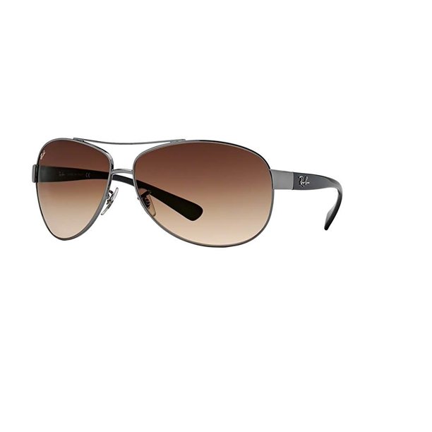 RayBan RB3386 004/13 67M Gunmetal/Brown Gradient Sunglasses For Men