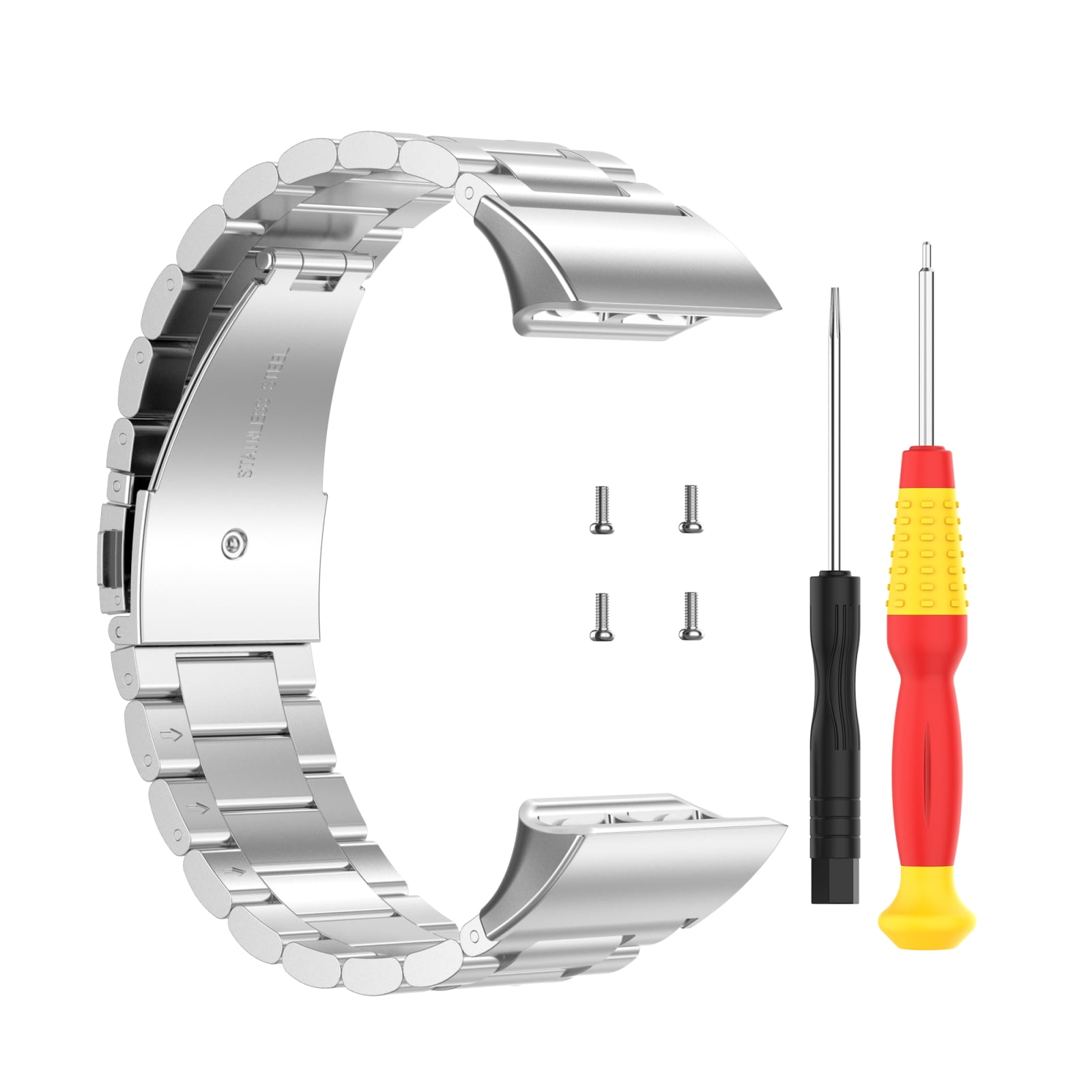For / 30 Universal Three Beads Stainless Watch Band - Walmart.com