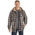 thumbnail image 3 of Guide Gear Men's Westerly Sherpa-lined Shirt Jacket Indigo Blue Plaid XL Tall, 3 of 3
