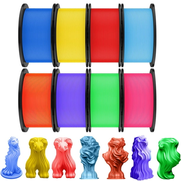 Filamento para impresora 3D Pangda 1.75 mm PLA multicolor, 2 kg