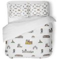 thumbnail image 1 of Juego de Ropa de Cama ABPHQTO 3 Piezas Arquitectura Lisboa Portugal Doodle Twin Size, 1 of 1