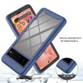 thumbnail image 3 of Nalacover MagSafe Case for Google Pixel 7 6.3 Inch,Bult-in HD Screen Protctor 360 Protection Shockproof Rugged Clear TPU Silicone Bumper Not-Yellowing Wireless Charging Slim Fit Cover,Blue, 3 of 6