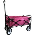 thumbnail image 3 of Meda 40876 | Collapsible Folding Outdoor Utility Wagon Cart (Pink), 3 of 7