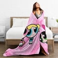 thumbnail image 5 of The Powerpuff Girls Bed Blanket Air Conditioner Quilt Ultra Soft Flannel Blanket All Season Fuzzy Blanket Reversible Fluffy Plush Blanket 40"X30", 5 of 8