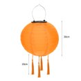 thumbnail image 4 of Linterna Solar Lámpara Linterna solar LED de 12 pulgadas, impermeable, para colgar al aire libre, luz de globo (naranja), 4 of 6