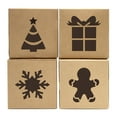 thumbnail image 3 of Joyfy 24 Pcs Brown Bakery Boxes with Window, 4"x 4"x 2.5" Small Kraft Cookie Boxes for Christmas Cupcakes, Cookies, Brownies, Donuts, Truffles Gift-Giving, 3 of 6