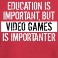 thumbnail image 3 of CafePress - Video Games Is Importanter T Shirt - Men's Classic Graphic Cotton T-Shirt, 3 of 4