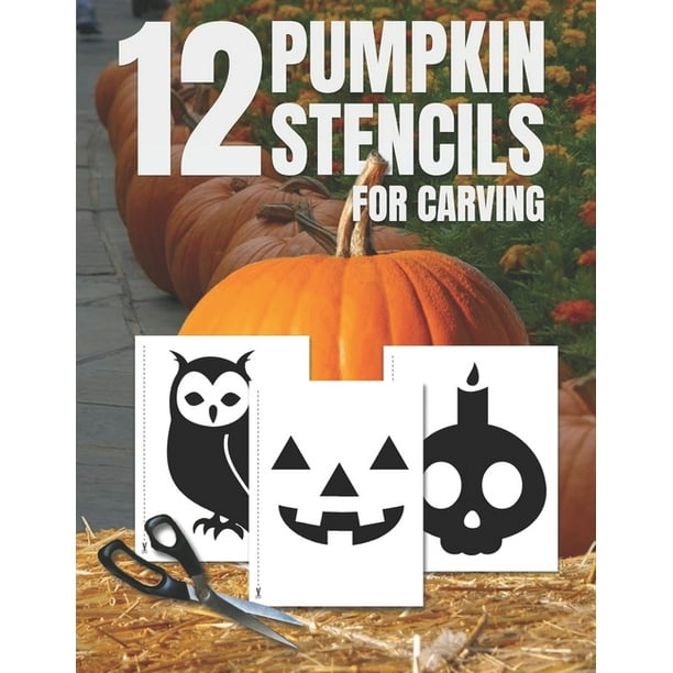 Halloween Books: Pumpkin Stencils for Carving : Pumpkin Cutouts Stencil ...