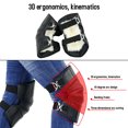 thumbnail image 4 of 1 par de protectores de rodilla cálidos para motocicleta yeacher cuero grueso negro, 4 of 8