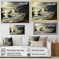 thumbnail image 4 of Designart "Fantasy Coastline Shore" Nautical & Beach Floater Framed Canvas Wall Art, 4 of 7