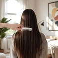 thumbnail image 4 of Unique Bargains 1 Pc Handle Wavy Hair Comb White Acetate Sheet, 4 of 5
