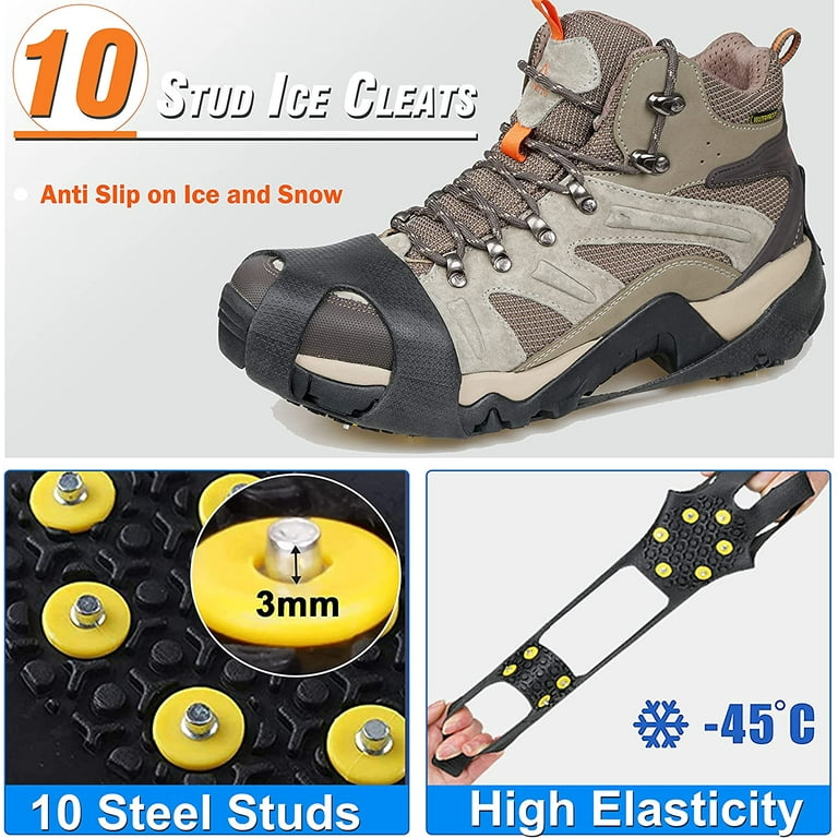 Crampons Ice Cleats For Shoes And Boots Women Men Kids Anti Slip