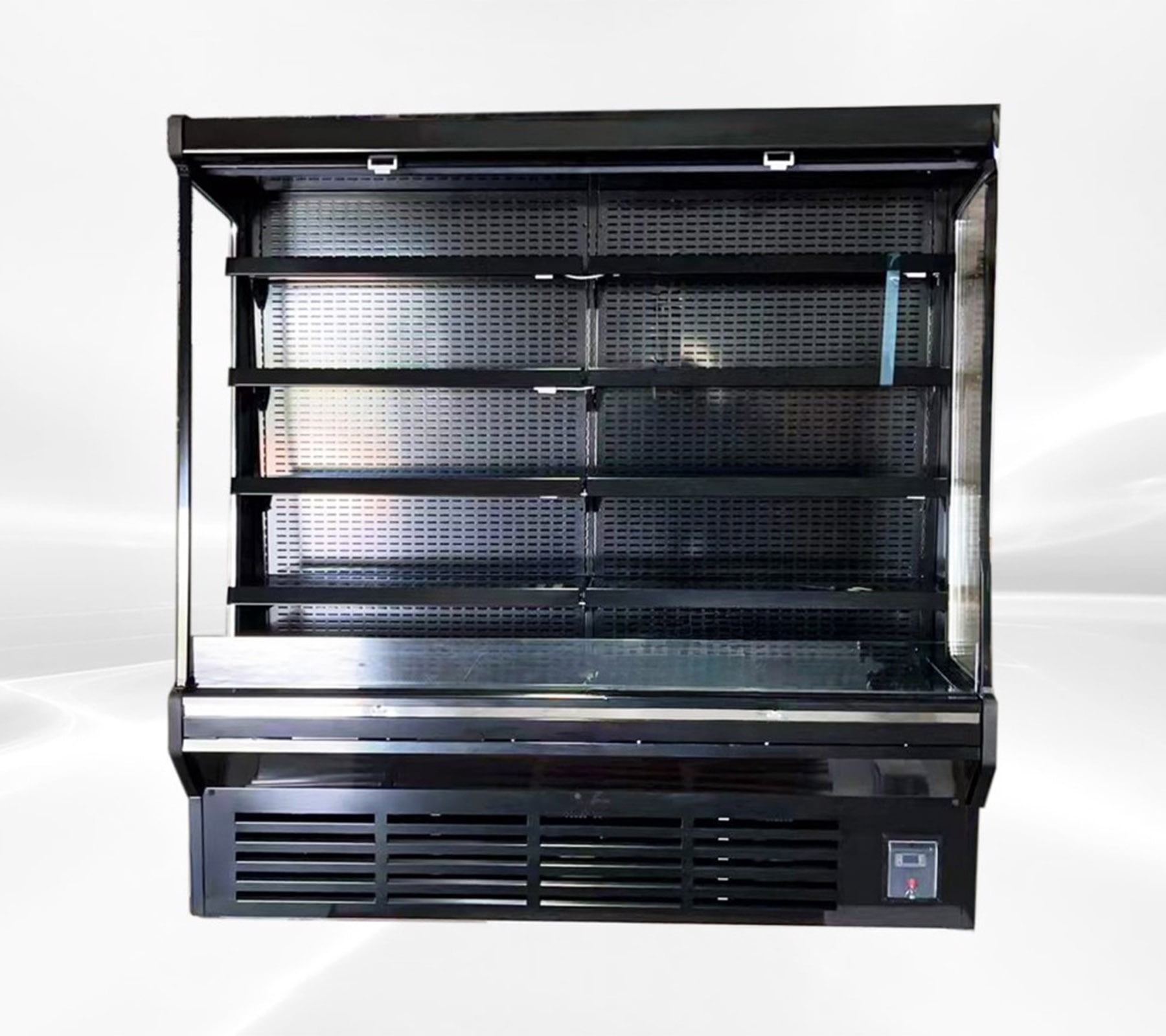 76" 24 cu. ft Open Air Display Case Refrigerator, Commercial Grab & Go Refrigerated Merchandiser 220V