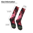 thumbnail image 2 of Salouo Red Viper Jungle Intensity Print Women's Men's Ankle Socks 1-pack Casual Athletic Socks for Unisex Adult Moisture-Wicking Socks for Daily Wear/Running/Sport, 2 of 8