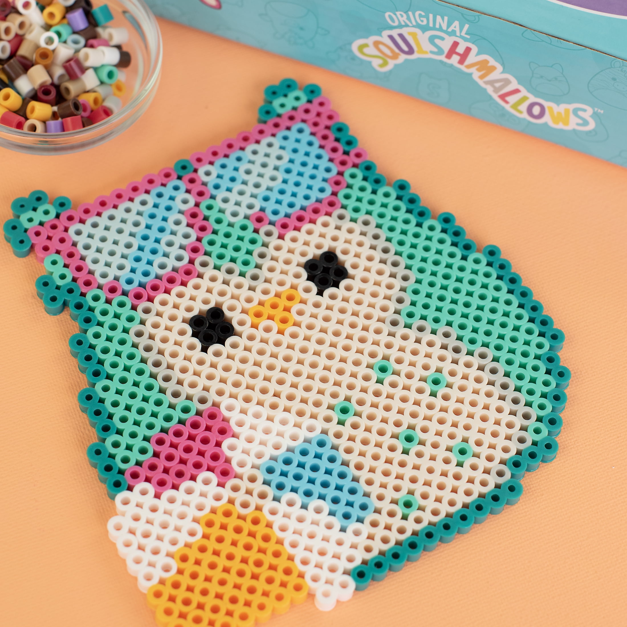 Perler Squishmallows Fused Bead Activity Kit with 3 Summer Projects, 2003 Pieces, Ages 6 and up
