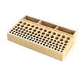 thumbnail image 1 of Soporte de Herramientas para Cuero QWORK de Madera con 98 Agujeros, 1 of 6