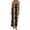 Brown, variant on Summer Printed Loose Casual Sleeveless Spaghetti Strap Adjustable Buckle Round Neck Ruffled Long Beach Vacation Dress for Women Loose Crew Neck Red, S