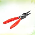 thumbnail image 2 of WASHWEPE Auto Car Tool 1Set Metal Hose Clamp Pliers Red for Hidden Area Work 20x2.5x3cm, 2 of 8