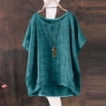 thumbnail image 2 of Everyday Short Sleeve Tops for Women Loose Fit Summer Trendy Blouse, 2 of 6