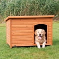 thumbnail image 2 of TRIXIE natura Classic Dog House, Flat Hinged Roof, Adjustable Legs, Brown, Large, 2 of 7
