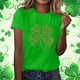 thumbnail image 5 of Camisas de Manga Corta para Mujeres Moda Casual Mujeres Impresión Casual Cuello Redondo Pullover Camisetas, 5 of 5