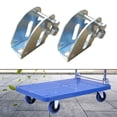 thumbnail image 1 of Flatbed Trolley Armrest Base for Foldable Flatbed Rolling Trolley Cart Parts Without Screws, 1 of 8