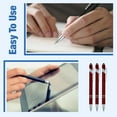 thumbnail image 3 of FareCo Stylus Ballpoint Pens, 8-Pack, Black, 2-in-1 Retractable Design, Touchscreen Compatible, 3 of 6