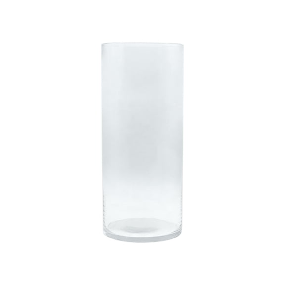 14" Clear Glass Cylinder Vase by Ashland – Tall - Simple Design for Floral Arrangements & Home Decor - 6 Pack