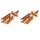 thumbnail image 1 of 2X Campana de Viento de Bambú Anillo Natural Hecho Una Mano Decoración del Hogar Campana de Viento Adorno Colgante Patio Exterior Campana de Viento, 1 of 5