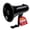 C Black, variant on 20W Megaphone Bullhorn, Built in Siren & 240s Recording, 5.4"×8.6" Portable Megaphone with Volume Control Cover Up to 300 feet+ for Indoor and Outdoor Activities